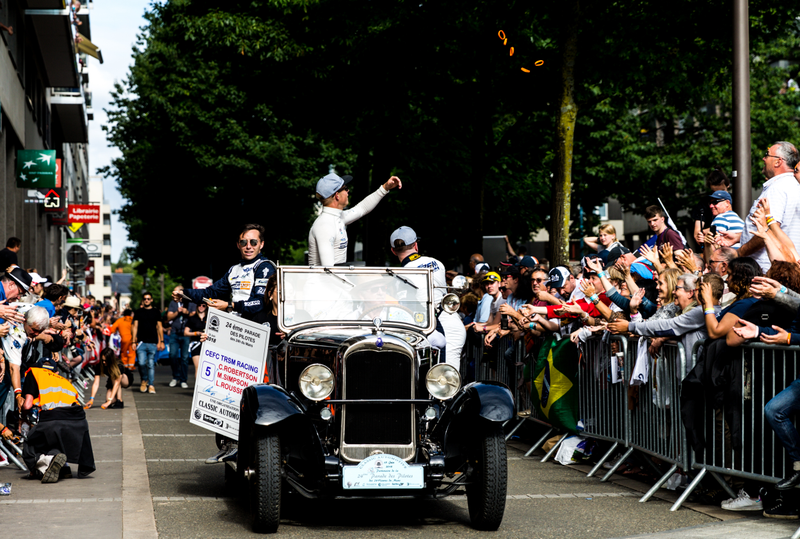 Illustration for article titled The Le Mans Driver Parade Is Absolutely Bonkers